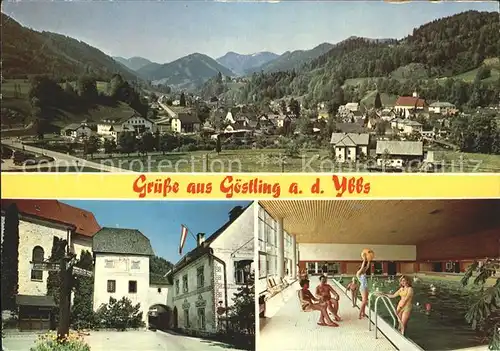 Goestling Ybbs Hallenbad Gebaeude  Kat. Goestling an der Ybbs