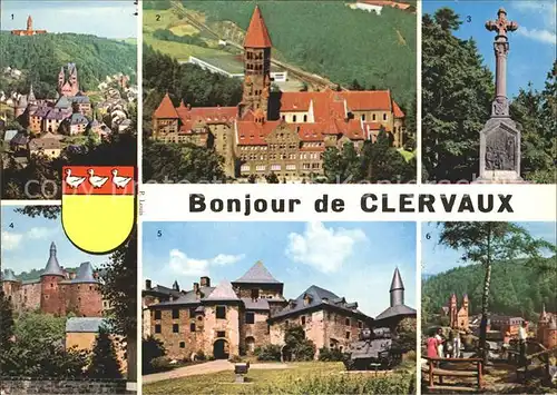 Clervaux Abbaye Monument Guerre Paysana Chateau  Kat. Clervaux