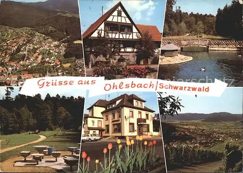 Ohlsbach Gasthof Rebstock  Kat. Ohlsbach Kinzigtal