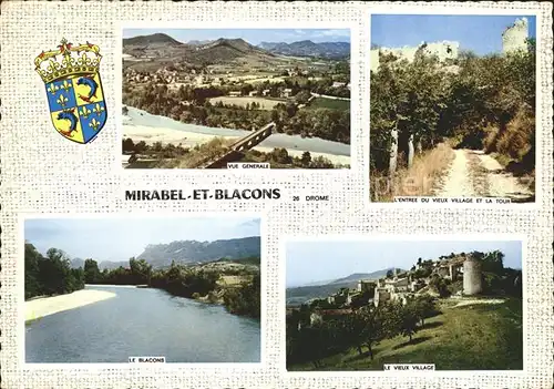 Mirabel et Blacons Blacons Vieux Village Entree  Kat. Mirabel et Blacons