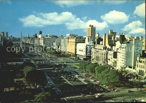 Buenos Aires Avenida 9 Julio Obelisco Kat. Buenos Aires