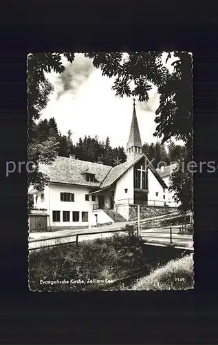 Zell See Evangelische Kirche  Kat. Zell am See