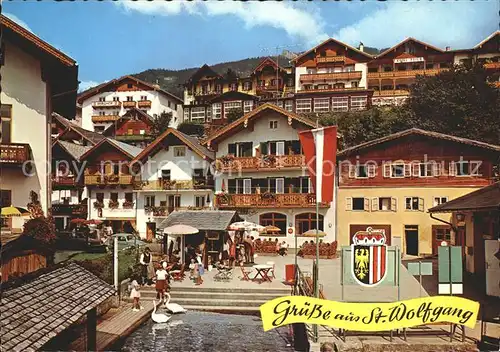 St Wolfgang Salzkammergut Schiffsanlegelplatz  Kat. St. Wolfgang im Salzkammergut