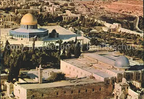 Jerusalem Yerushalayim Temple Fliegeraufnahme Kat. Israel