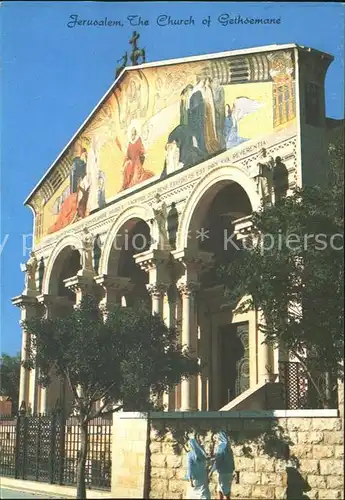 Jerusalem Yerushalayim Church Gethsemane  Kat. Israel