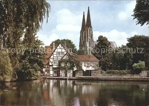 Soest Arnsberg Muehle Grosser Teich Wiesenkirche / Soest /Soest LKR