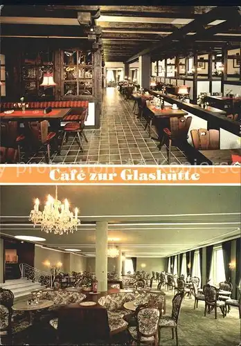 Bad Driburg Cafe zur Glashuette Kat. Bad Driburg