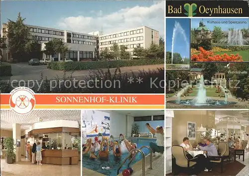 Bad Oeynhausen Sonnenhof Klinik Hallenbad Empfang Kat. Bad Oeynhausen