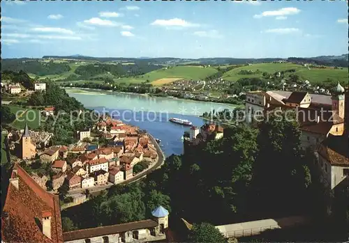 Passau Zusammenfluss von Inn Donau Ilz Kat. Passau