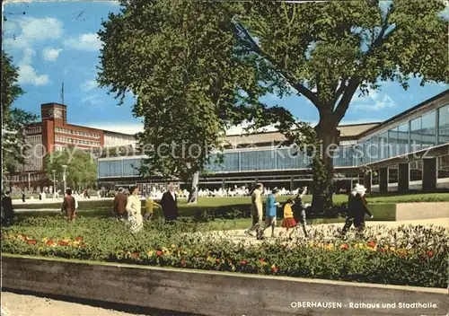 Oberhausen Rathaus und Stadthalle Kat. Oberhausen