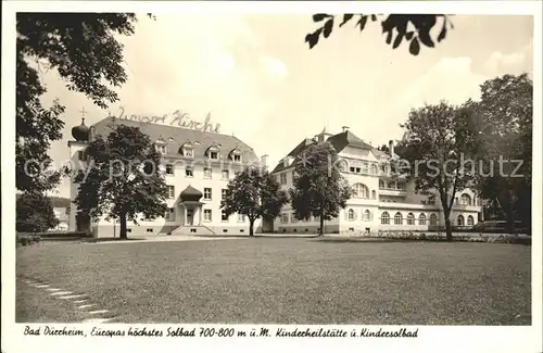 Bad Duerrheim Kinderheilstaette und Kindersolbad des DRK Kat. Bad Duerrheim