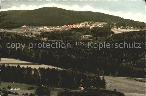 Stadlern Oberpfalz Panorama am Reichenstein Kat. Stadlern