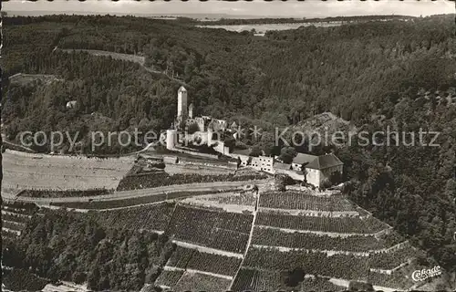 Neckarzimmern Burg Hornberg Fliegeraufnahme Kat. Neckarzimmern