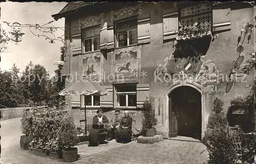 Grossholzleute Gasthof Pension Adler Kat. Isny im Allgaeu