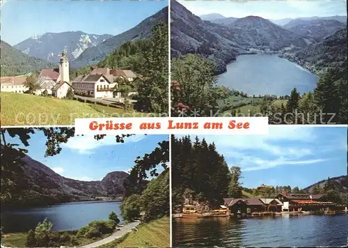 Lunz See Niederoesterreich Ortsansicht Seepanorama  Kat. Lunz am See