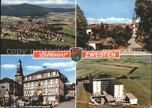 Bad Zwesten Total Teilansicht Rathaus  Kat. Bad Zwesten