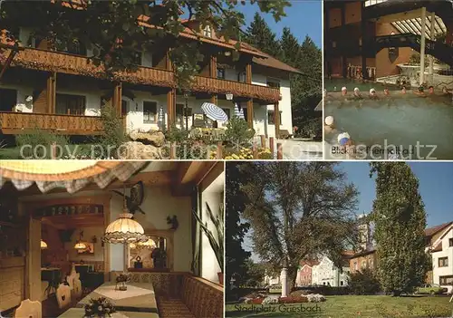 Griesbach Rottal Waldpension Jaegerstueberl Thermalbad Stadtplatz Kat. Bad Griesbach i.Rottal