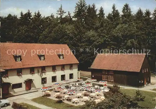 Lettgenbrunn Jagdhaus Horst Terrasse Kat. Jossgrund