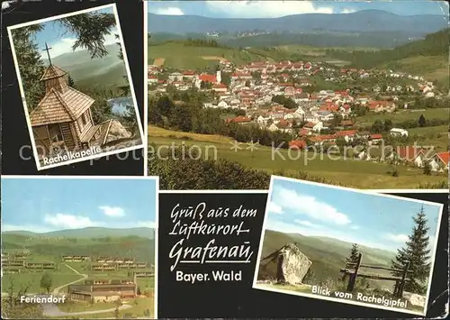 Grafenau Niederbayern Totalansicht Rachelkapelle Feriendorf Rachelgipfel Kat. Grafenau