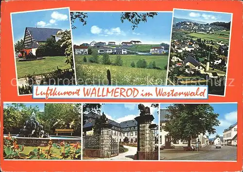 Wallmerod Teilansichten Luftkurort Westerwald Kat. Wallmerod