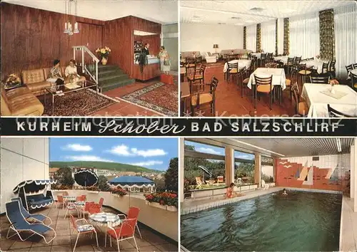 Bad Salzschlirf Kurheim Schober Hallenbad Kat. Bad Salzschlirf