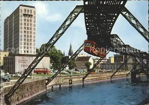 Wuppertal Hochhaus Schwebebahn Kat. Wuppertal