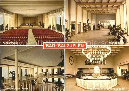 Bad Salzuflen Konzerthalle Wandelhalle Brunnen Konzerthalle Foyer Kat. Bad Salzuflen