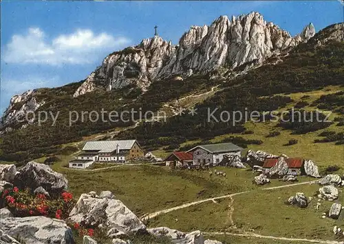 Aschau Chiemgau Steinlingalm an der Kampenwand Bayerische Alpen Kat. Aschau i.Chiemgau
