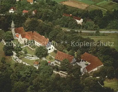 Lorch Wuerttemberg Kloster Romanische Klosterkirche 12. Jhdt. Fliegeraufnahme Kat. Lorch