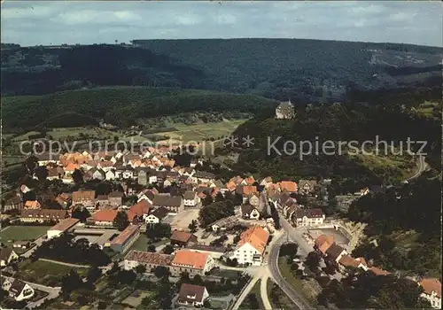 Schwalenberg Luftbild mit Blick zum Moerth Kat. Schieder Schwalenberg