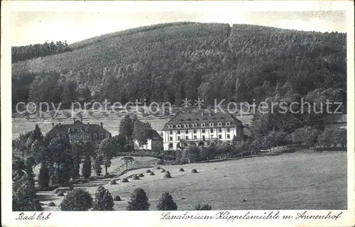 Bad Orb Sanatorium Kueppelsmuehle mit Annenhof Kat. Bad Orb