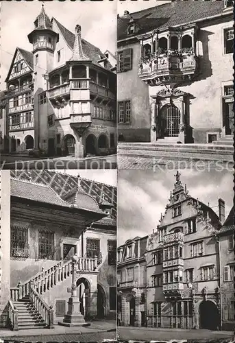 Colmar Haut Rhin Elsass Maison Pfister Maison des Tetes Kat. Colmar