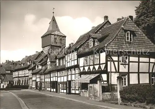 Hildesheim Fachwerkhaeuser am Lappenberg Kehrwiederturm Kat. Hildesheim