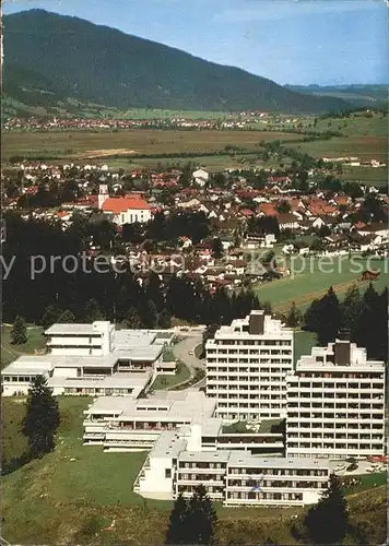 Oberammergau Rheumaklinik Fliegeraufnahme Kat. Oberammergau