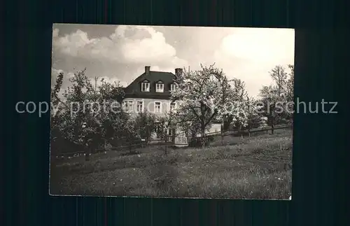 Berggiesshuebel Erholungsheim Glueck auf Kat. Bad Gottleuba Berggiesshuebel