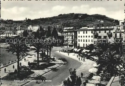 Rapallo Liguria Passegiata a mare Kat. Rapallo