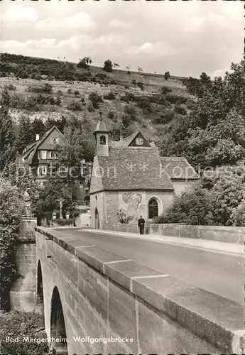 Bad Mergentheim Wolfgangsbruecke Kat. Bad Mergentheim