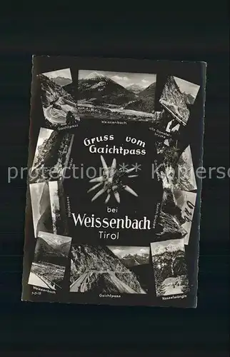 Weissenbach Lech Gaichtpass Kat. Weissenbach am Lech