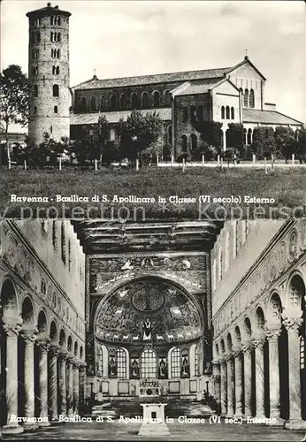 Ravenna Italia Basilica innen und aussen Kat. Ravenna