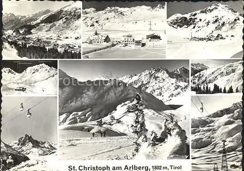 St Christoph Arlberg Skigebiet Seilbahn Kat. St. Anton am Arlberg