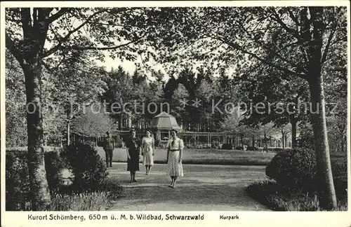 Schoemberg Schwarzwald Kurpark Kat. Schoemberg