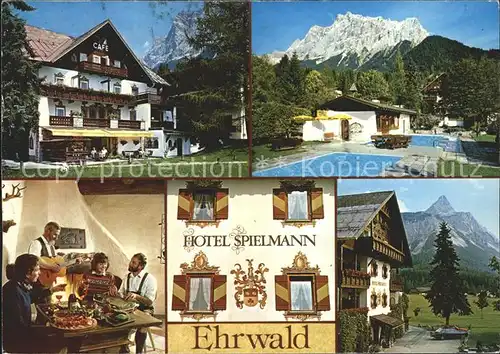 Ehrwald Tirol Hotel Spielmann Restaurant Swimming Pool Alpenblick / Ehrwald /