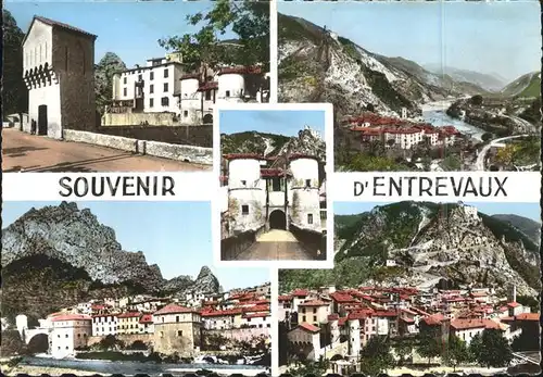 Entrevaux Vues partielles Route des Alpes Kat. Entrevaux