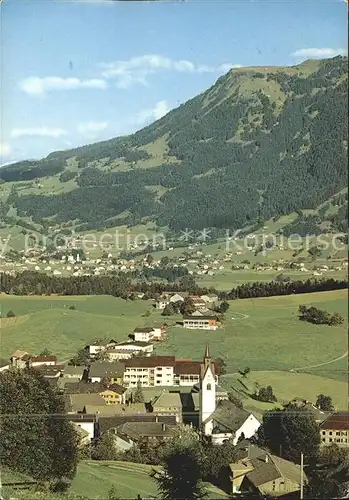 Schwarzenberg Vorarlberg und Andelsbuch gegen Niedere Bregenzerwald Kat. Schwarzenberg