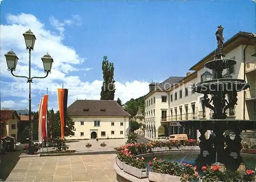 Millstatt Kaernten Platz Brunnen Kat. Millstatt Millstaetter See