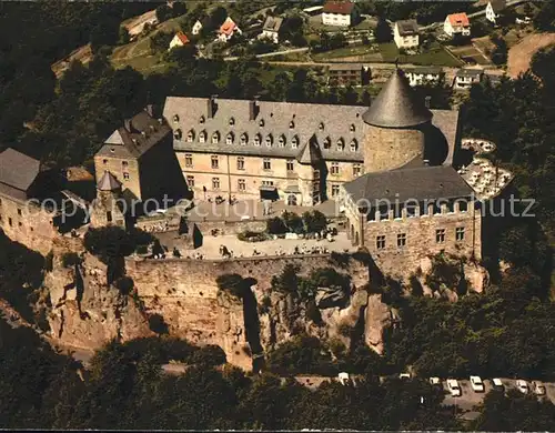 Waldeck Edersee Schloss Fliegeraufnahme