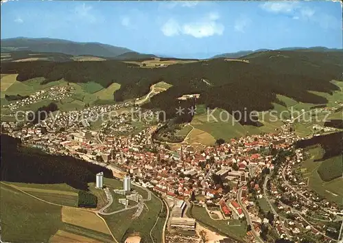 Furtwangen Erholungsort im Schwarzwald Fliegeraufnahme Kat. Furtwangen im Schwarzwald