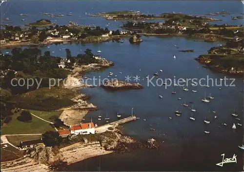 Ile de Brehat Vue generale de la Corderie vue aerienne Kat. Ile de Brehat