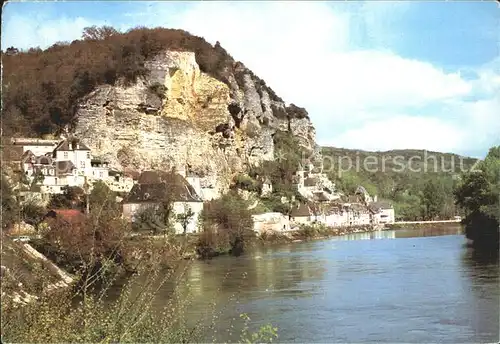 La Roque Gageac Village aux Bords de la Dordogne Kat. La Roque Gageac