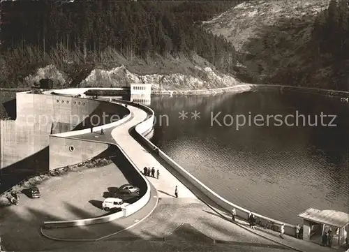 Okertalsperre Sperrmauer Stausee Serie Schoenes Deutschland Kat. Goslar